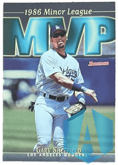 1998 Bowman Minor League MVP's #MVP10 Gary Sheffield Los Angeles Dodgers